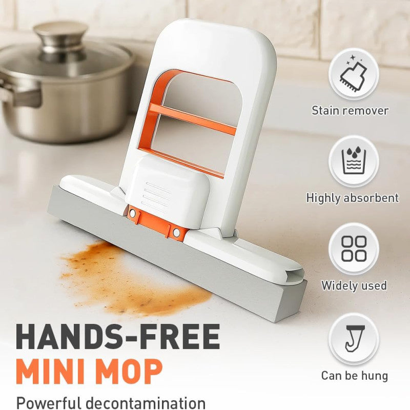Foldable mini mop